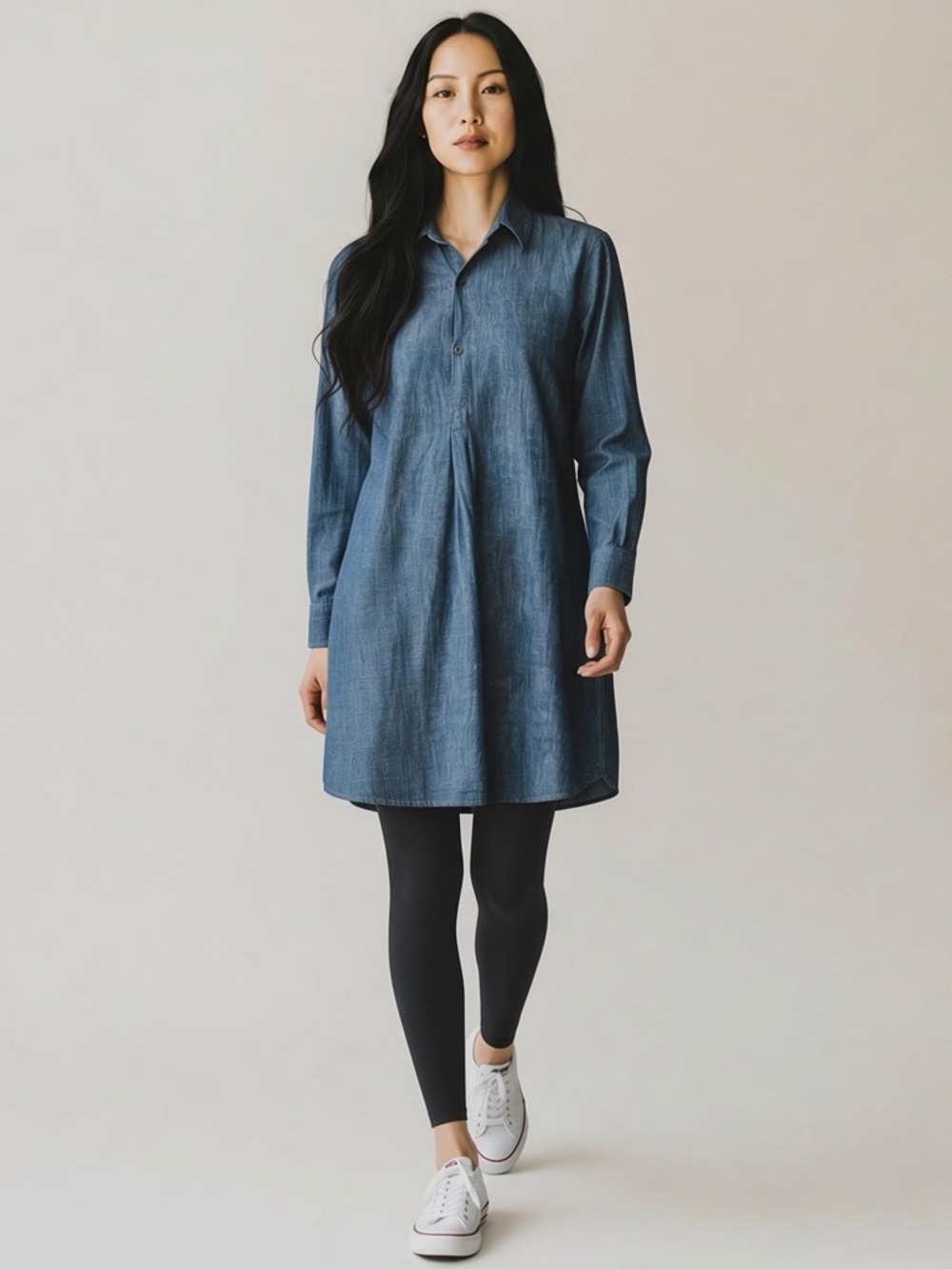 Citizens Of Humanity Cotton Denim High Low Tunic
